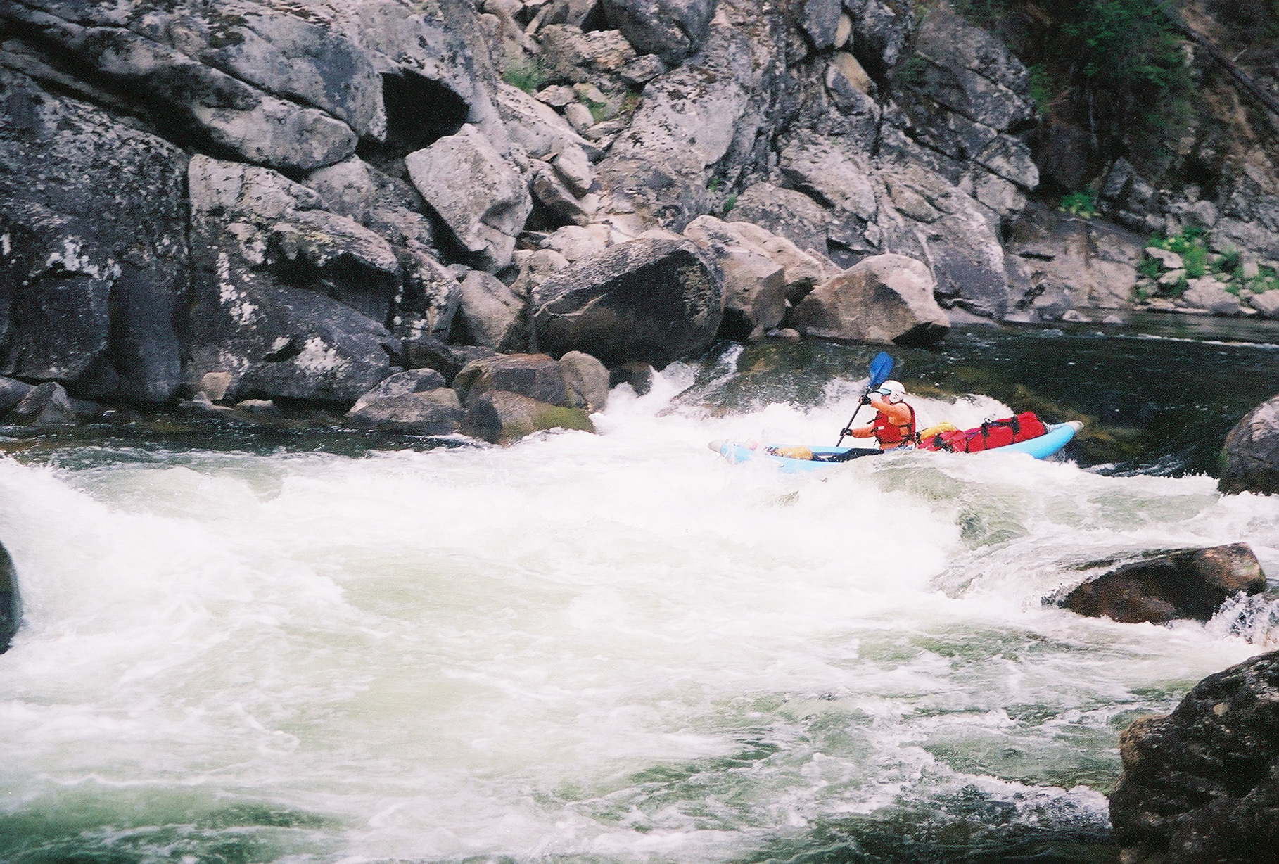 Ginny DeSeau in Tee Kem rapid